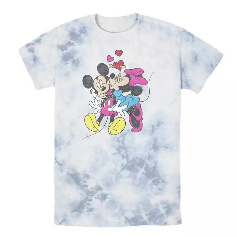 Men's Disney Mickey & Friends Valentine Couple Wash Tee,  Product Image