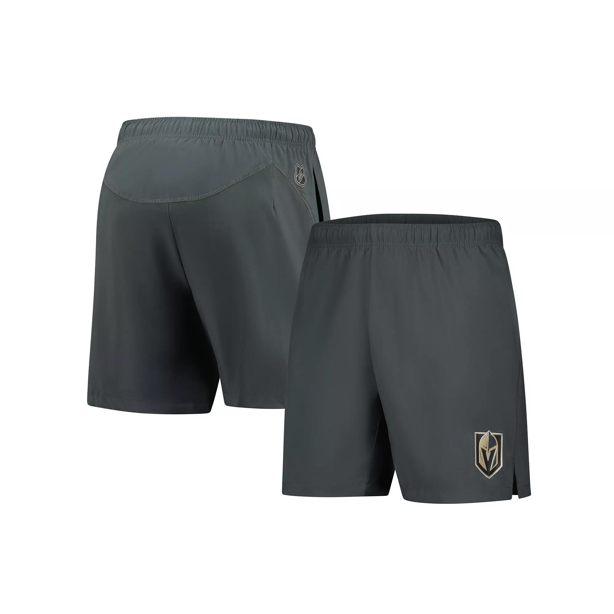 Men's Fanatics  Gray Vegas Golden Knights Tech Training Shorts, Size: Small, Lvk Grey Product Image