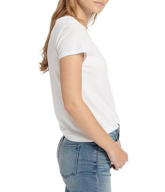 Splendid Zoe Knit Crew Neck Short Sleeve Tee Product Image