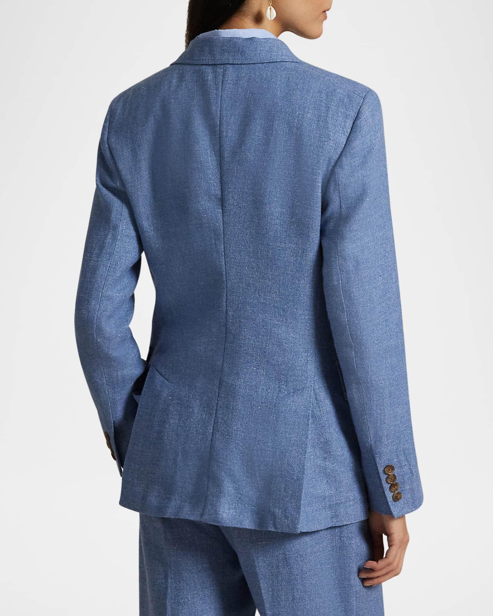 Linen-Cotton Twill Blazer Product Image