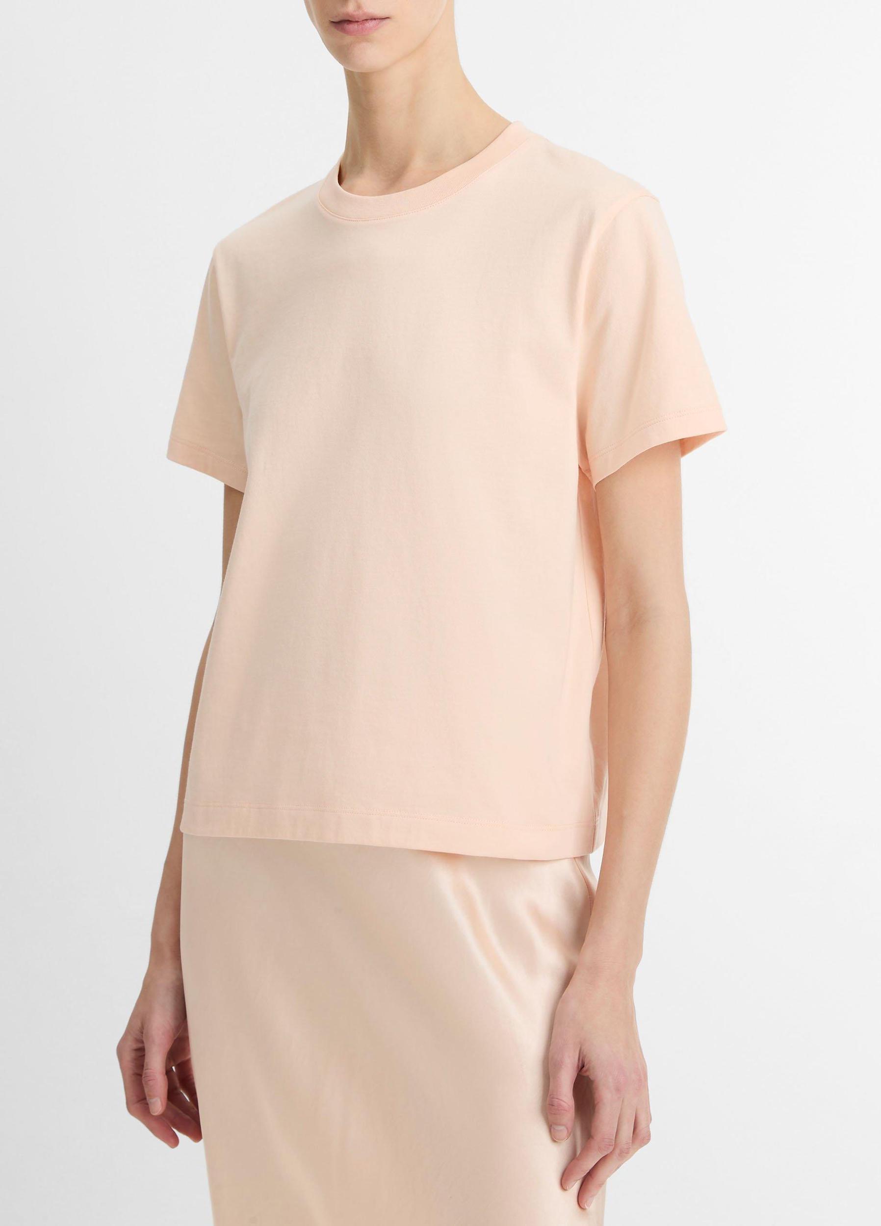 Pima Cotton Crew Neck T-Shirt Product Image