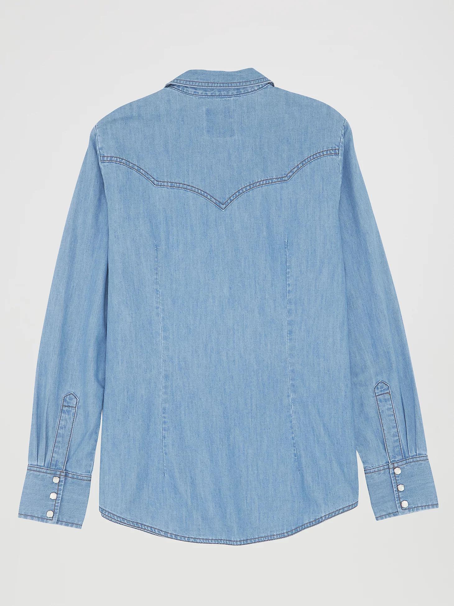 Wrangler® x Yellow Rose by Kendra Scott Denim Shirt | Women's TOPS | Wrangler® Product Image