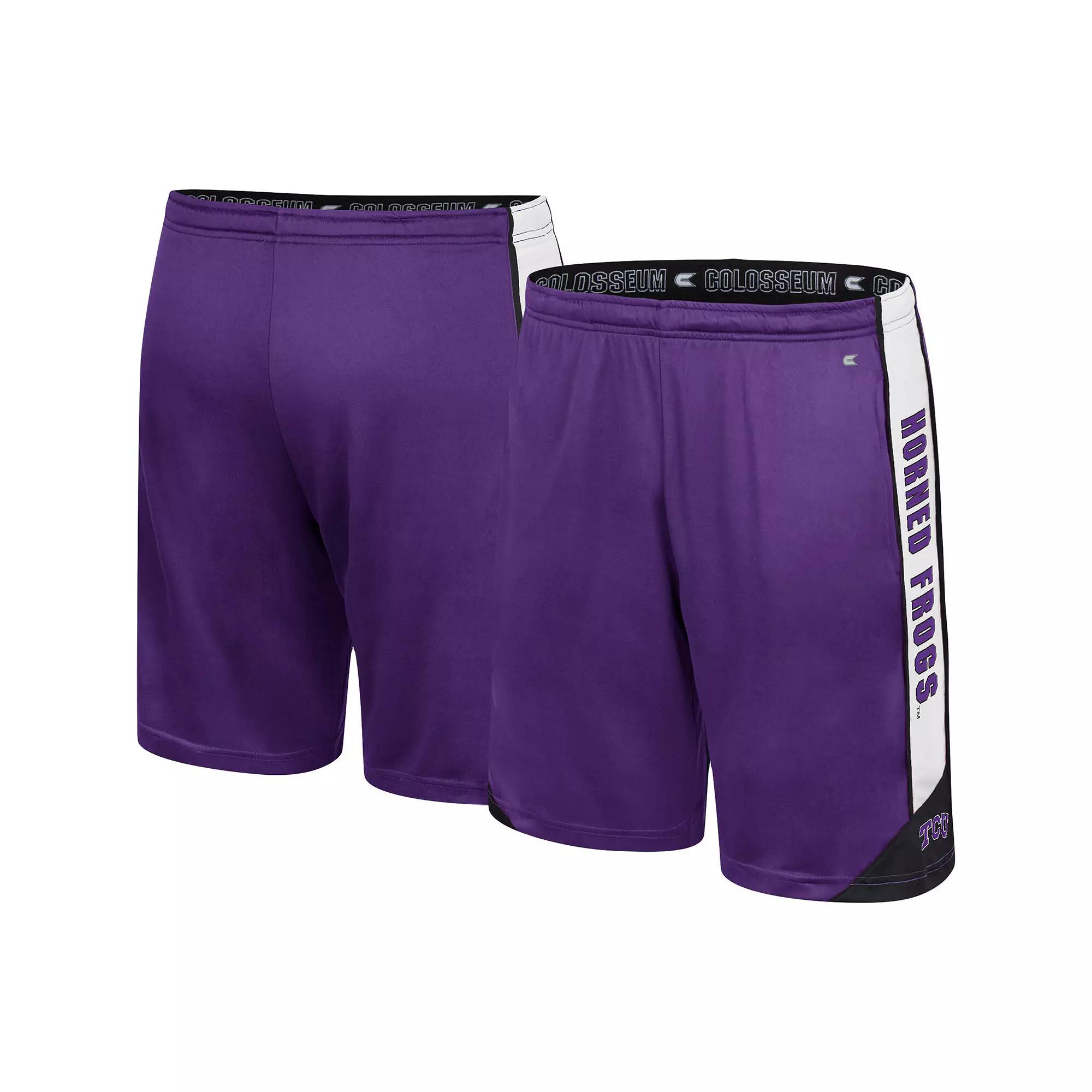 Men's Colosseum Purple TCU Horned Frogs Haller Shorts,  Product Image