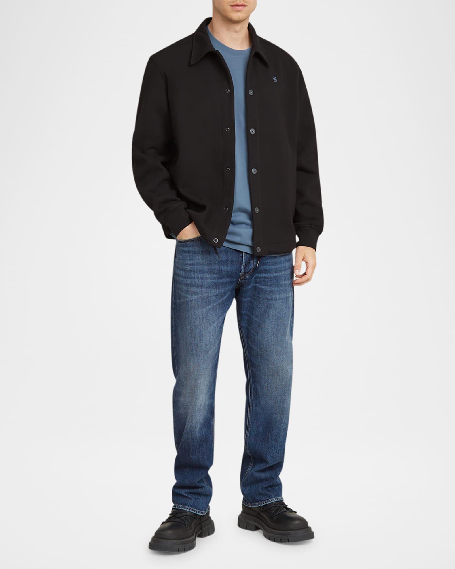 Men's Coach Snap-Front Sweater Jacket Product Image