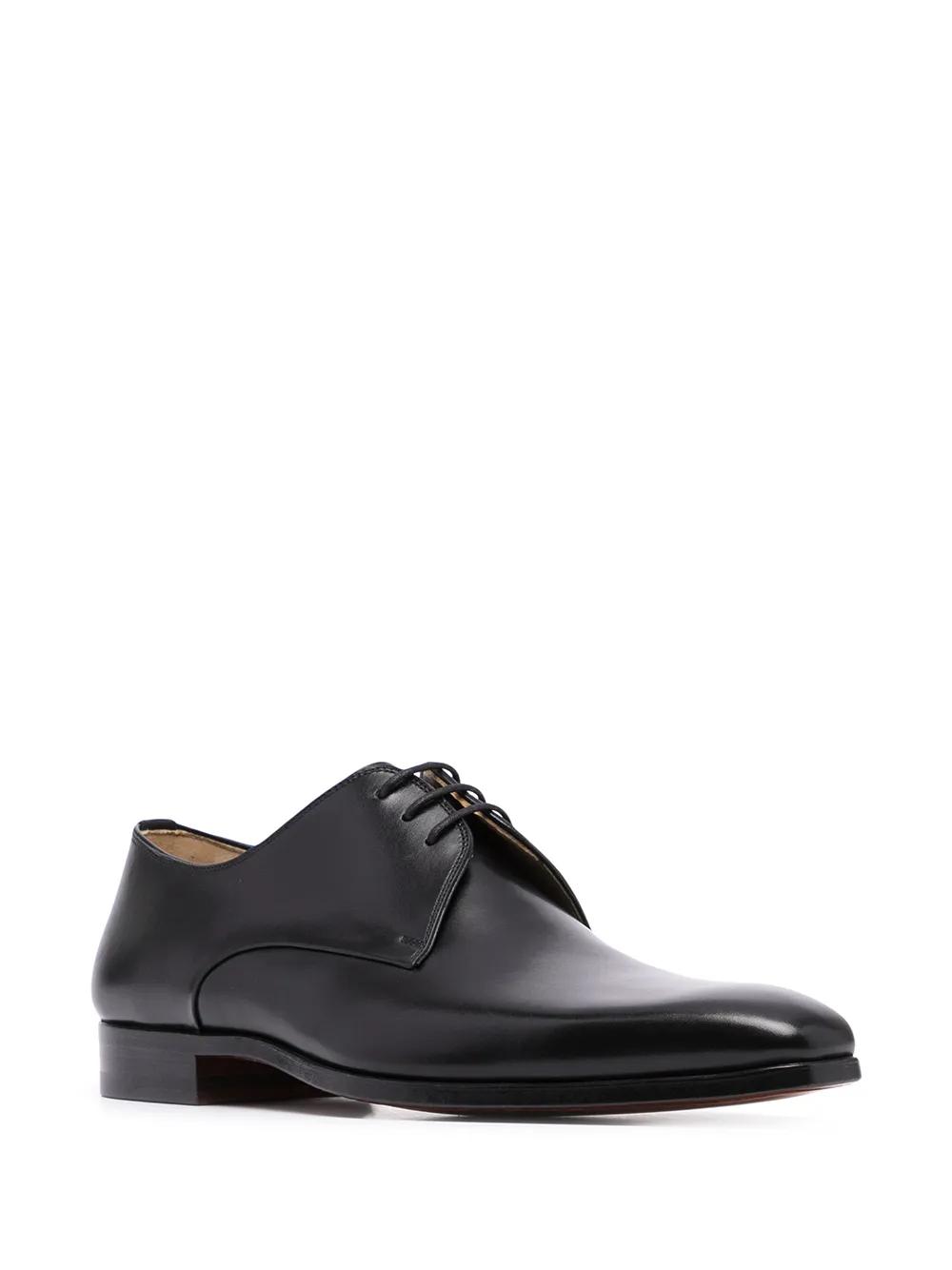 Negro leather oxford shoes Product Image