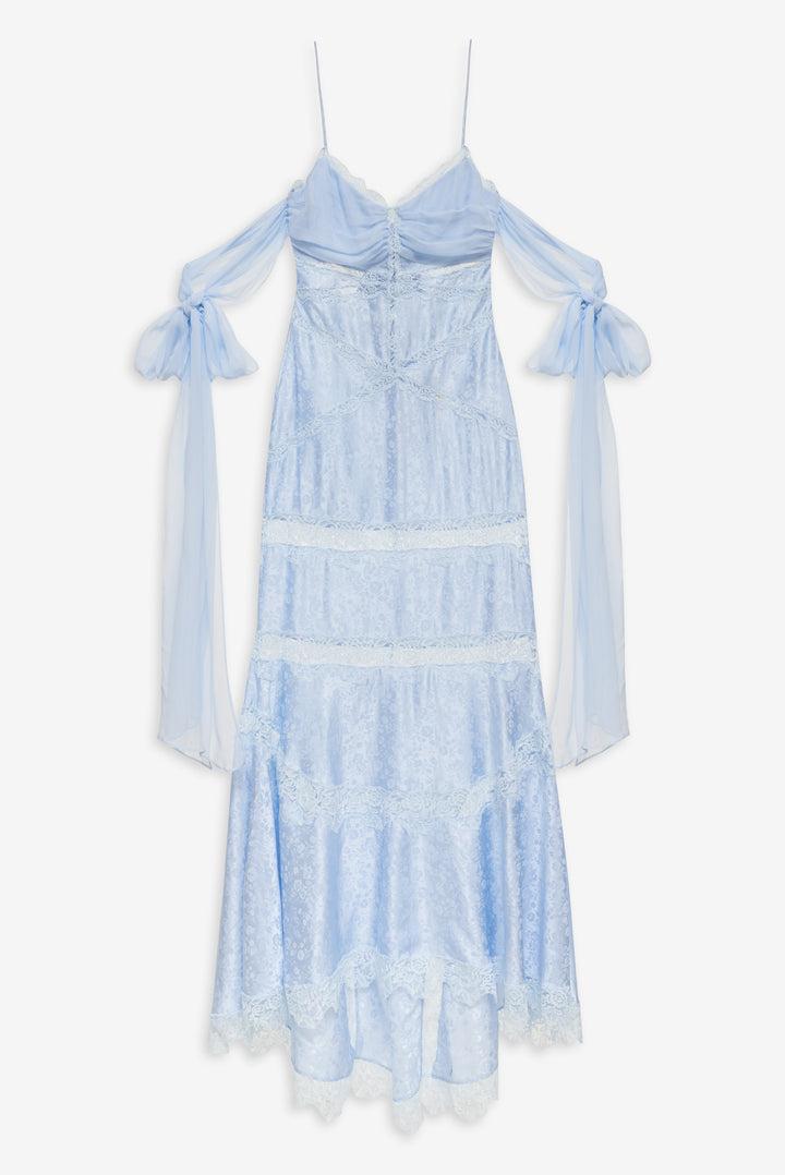 Rita Lace Gown — Blue Product Image