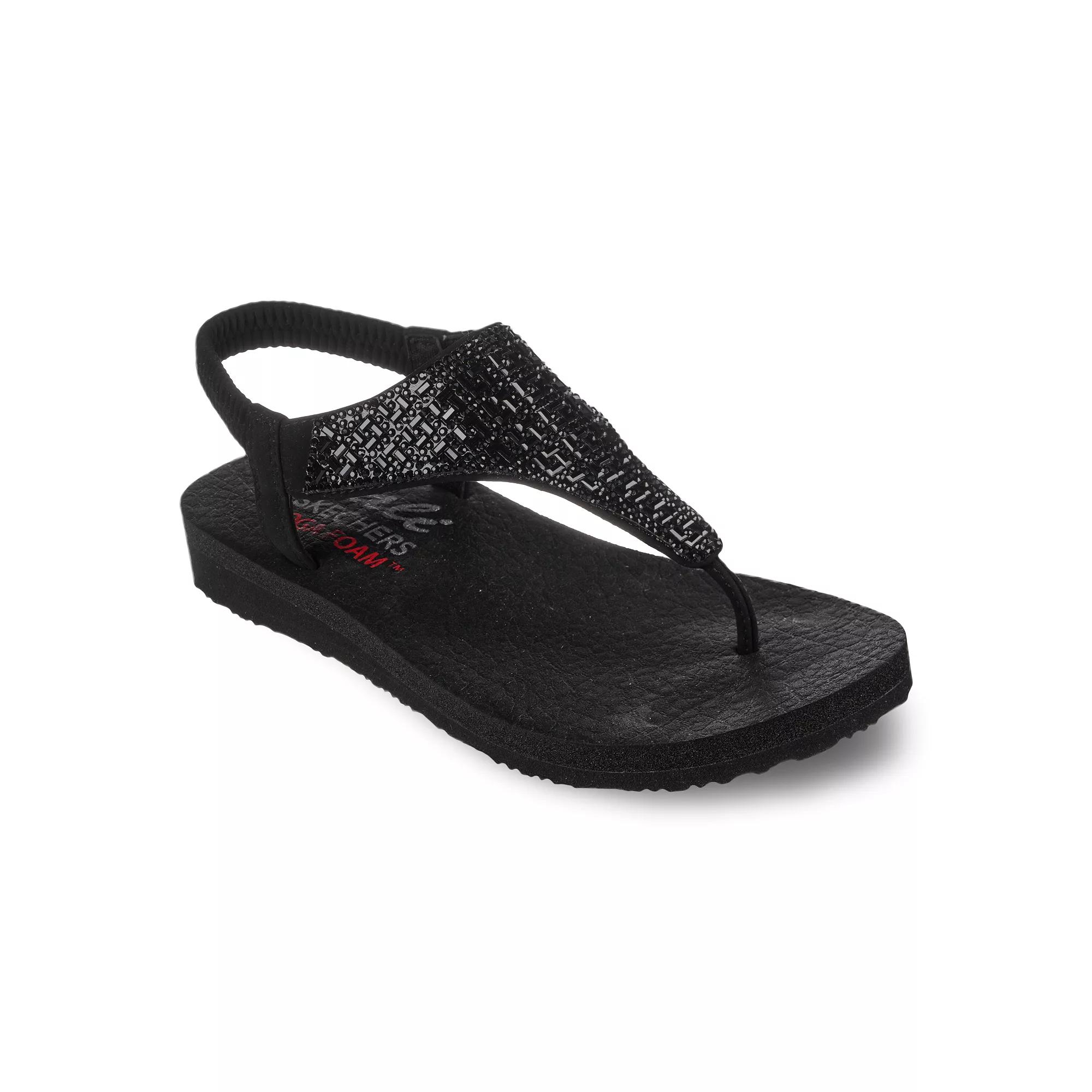 Skechers Cali® Meditation Sweet Rock Women's Slingback Sandals, Size: 9, Black Product Image