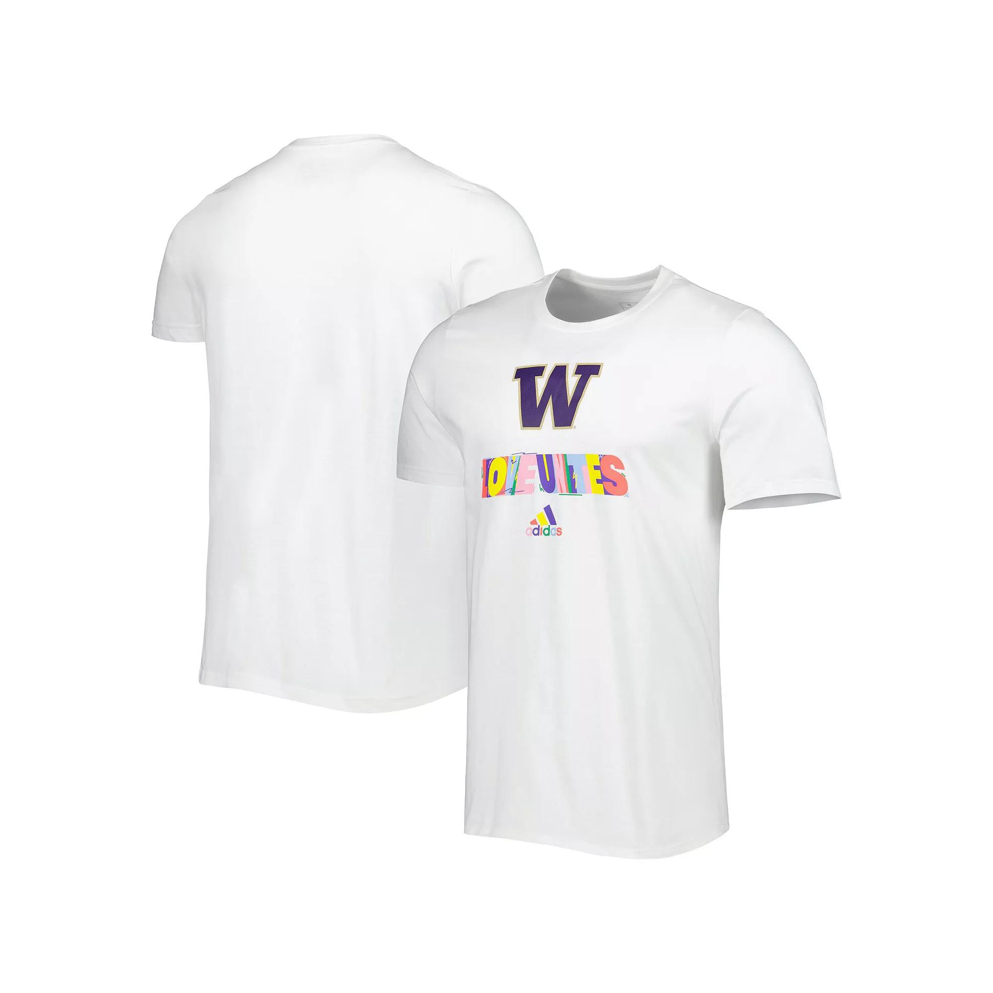 Men's adidas White Washington Huskies Pride Fresh T-Shirt, Size: XL Product Image