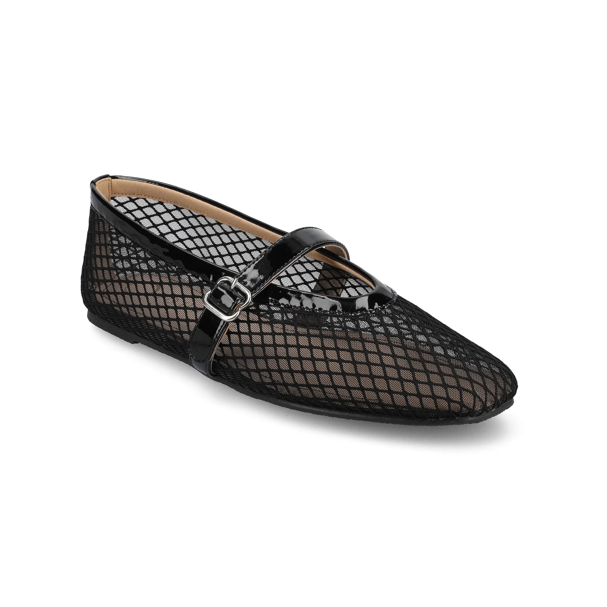 Journee Casha Women's Mesh Slip-On Square Toe Flats,  Product Image