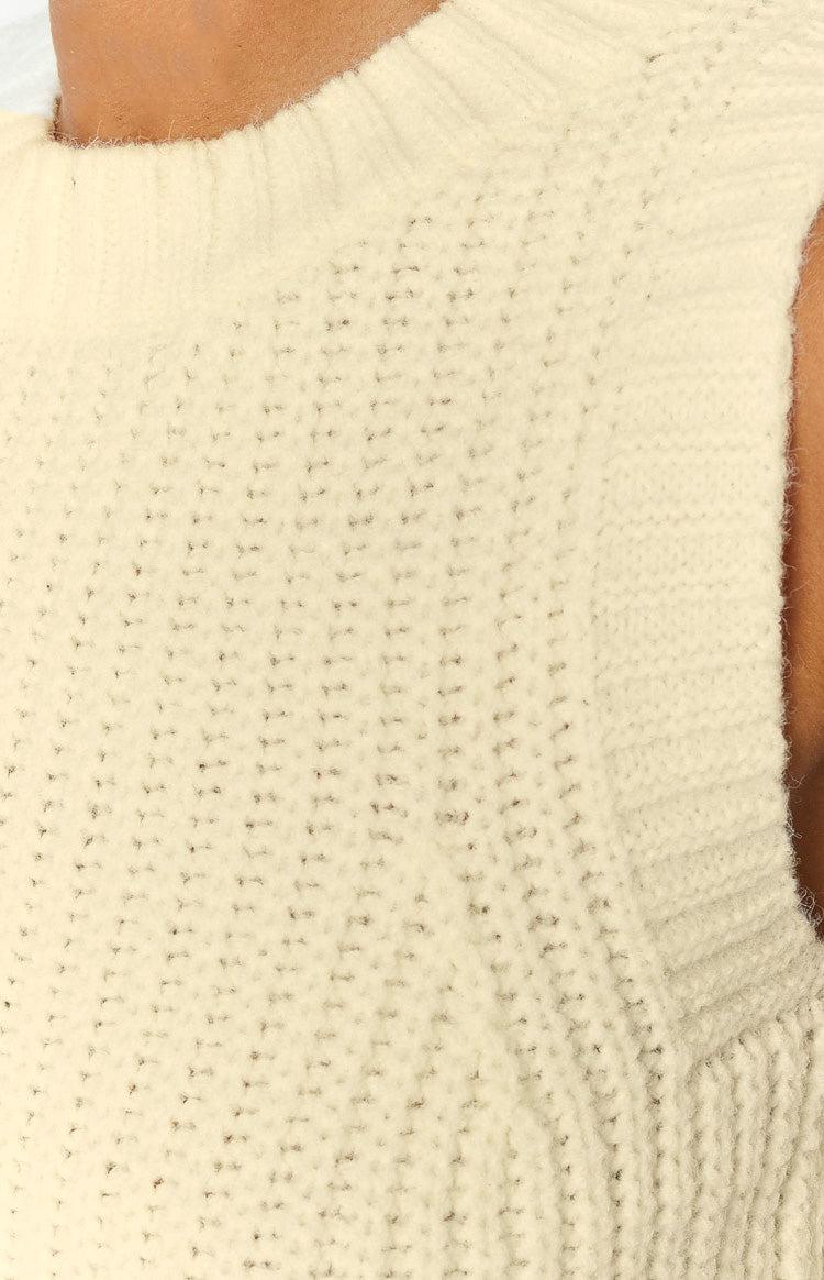 Snoh White Knit Tank Product Image