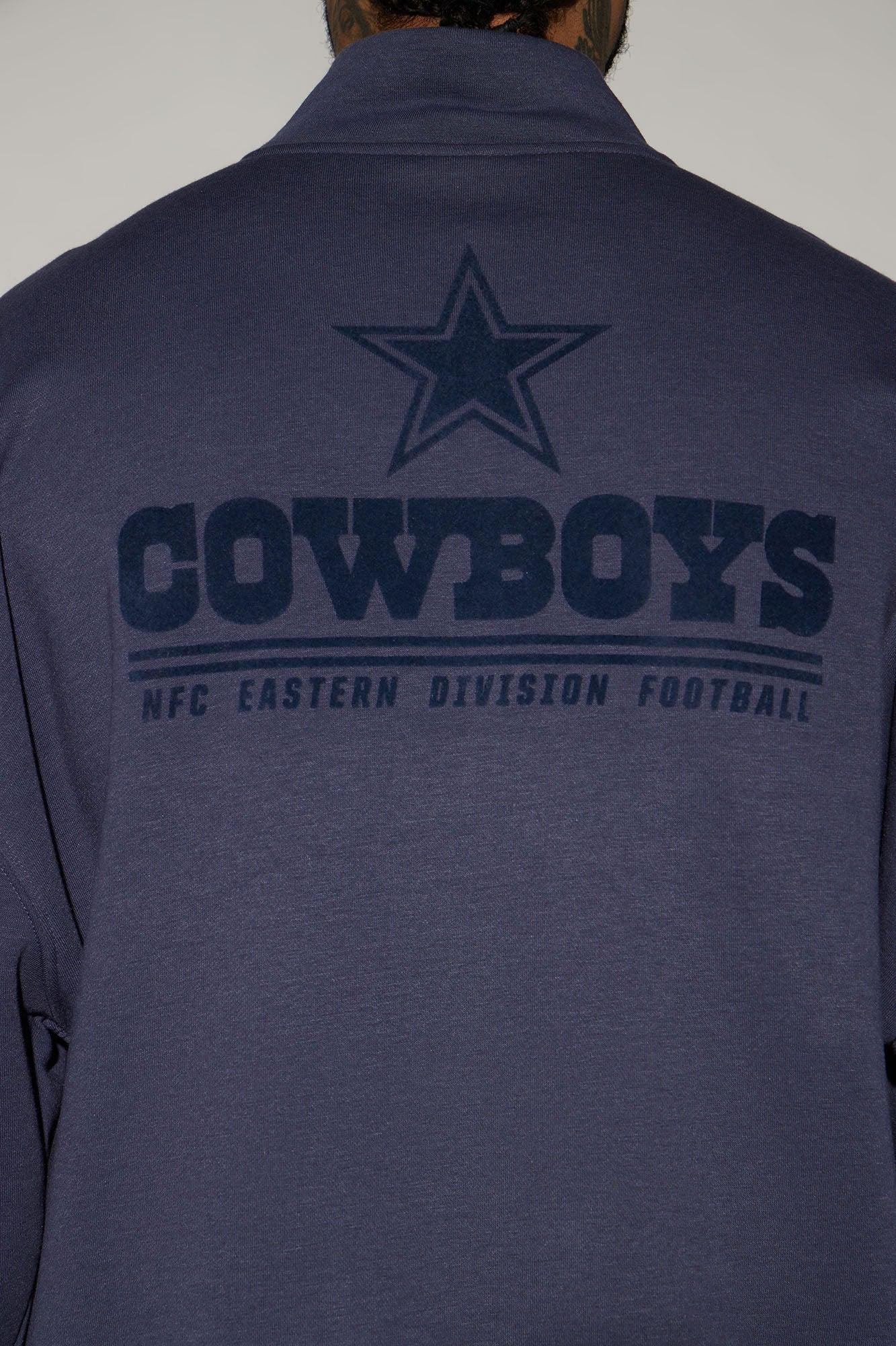 Cowboys Essential Quarter Zip Sweatershirt - Navy/combo Male Product Image