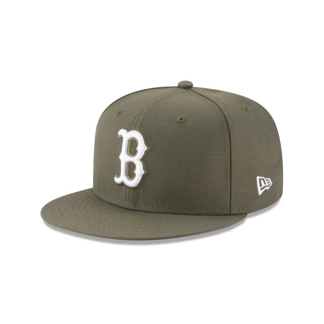 Boston Red Sox Olive 59FIFTY Fitted Hat Male Product Image