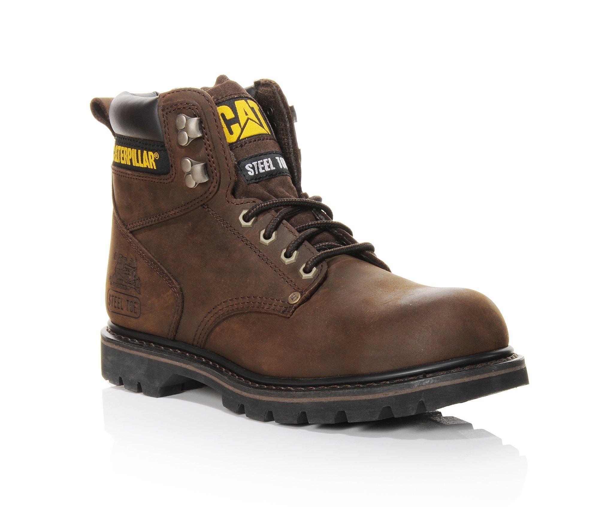 Men's Caterpillar Second Shift 6 In Steel Toe Work Boots Product Image