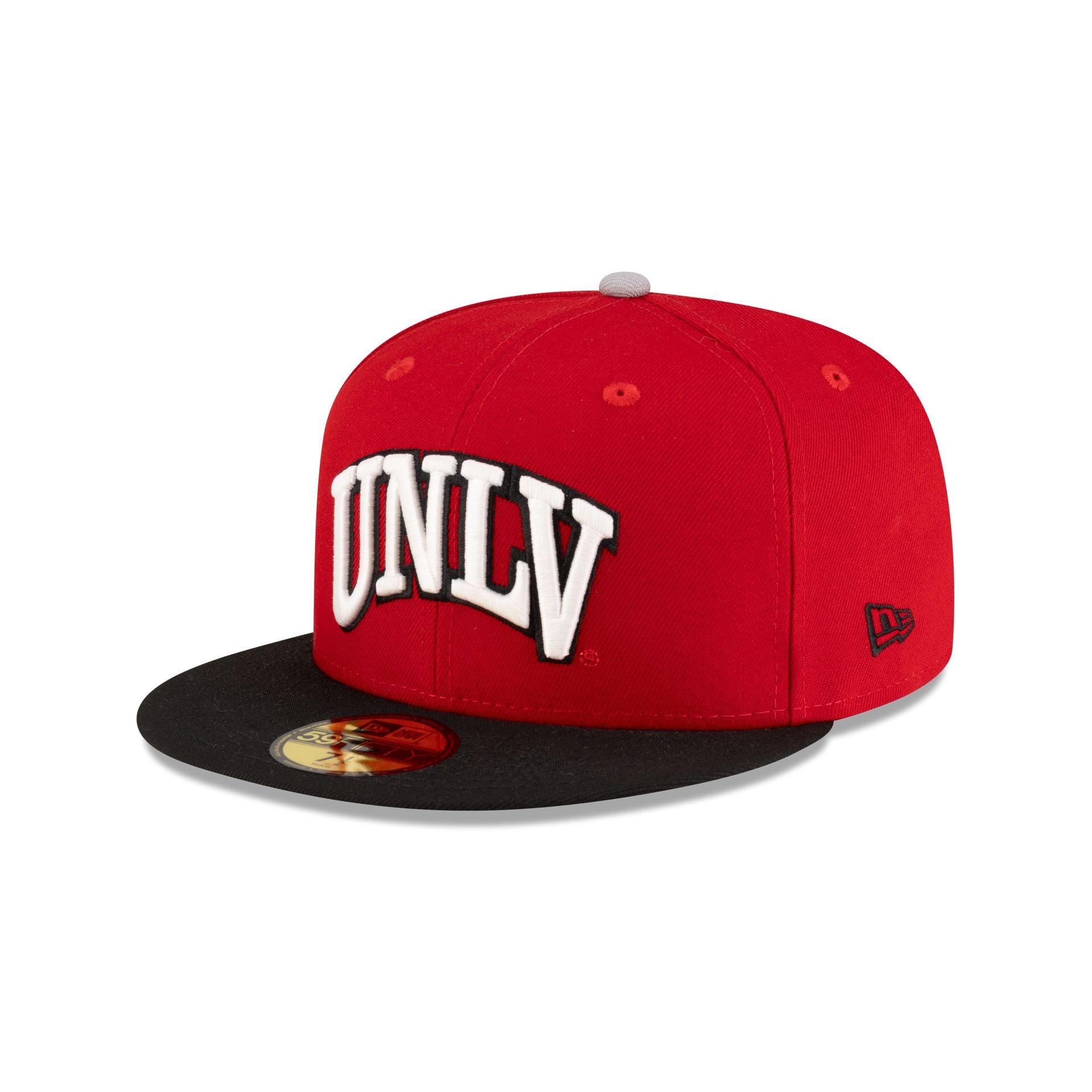 UNLV Runnin' Rebels Scarlet Black 59FIFTY Fitted Hat Male Product Image