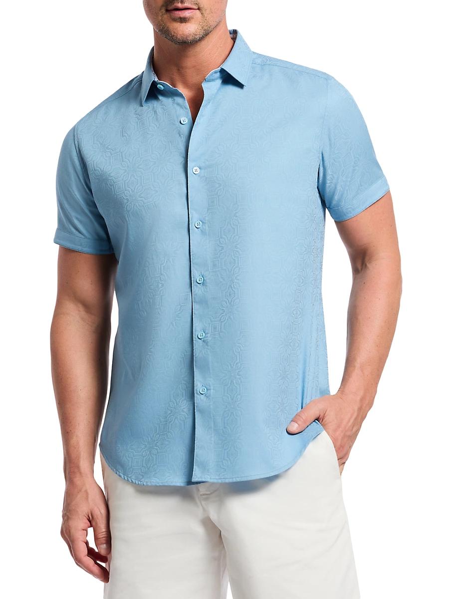 Mens Odyssey Stretch Cotton Woven Shirt Product Image