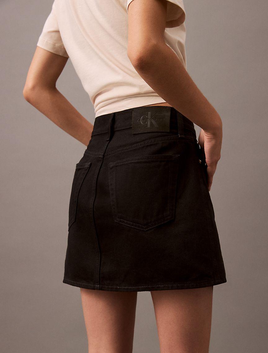 Denim Mini Skirt Product Image