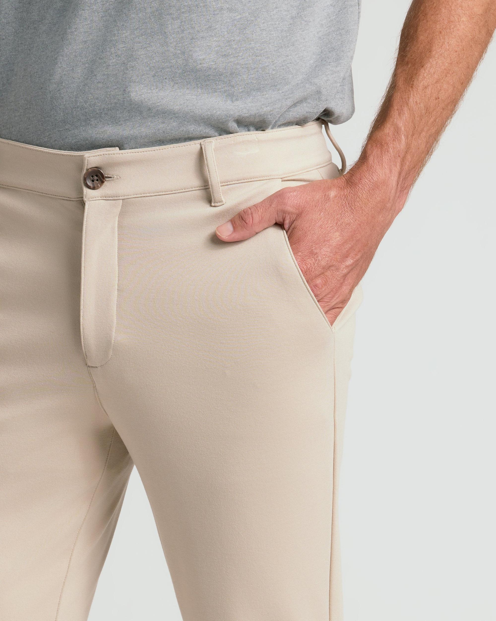 Sandstone Slim Comfort Knit Chino Pant Product Image