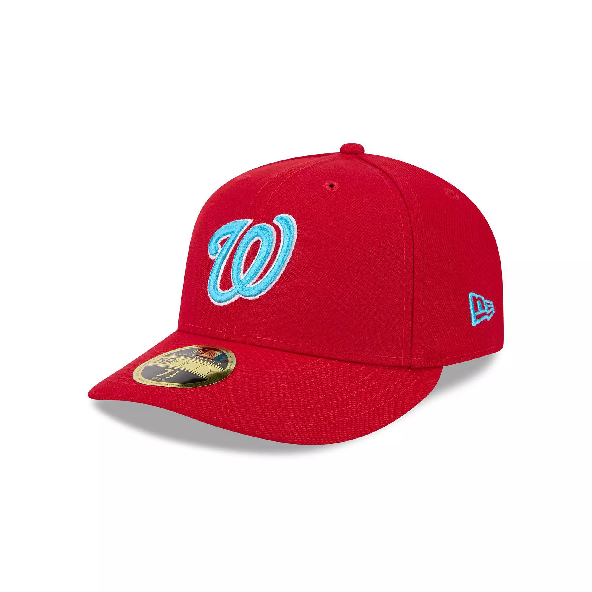 Men's New Era Red Washington Nationals 2024 Father's Day Low Profile 59FIFTY Fitted Hat, Size: 7 1/2 Product Image