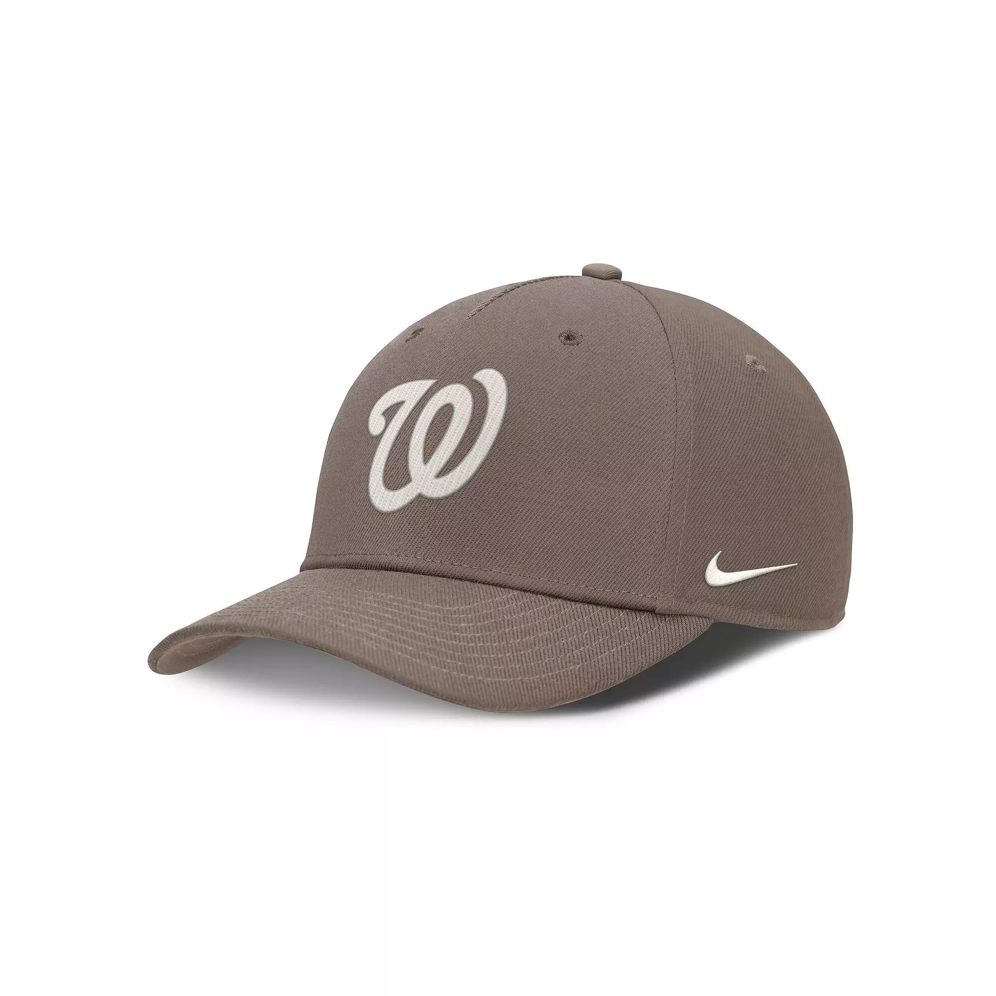 Men's Nike Brown Washington Nationals Rise Performance Adjustable Hat, Size: Medium/Large Product Image