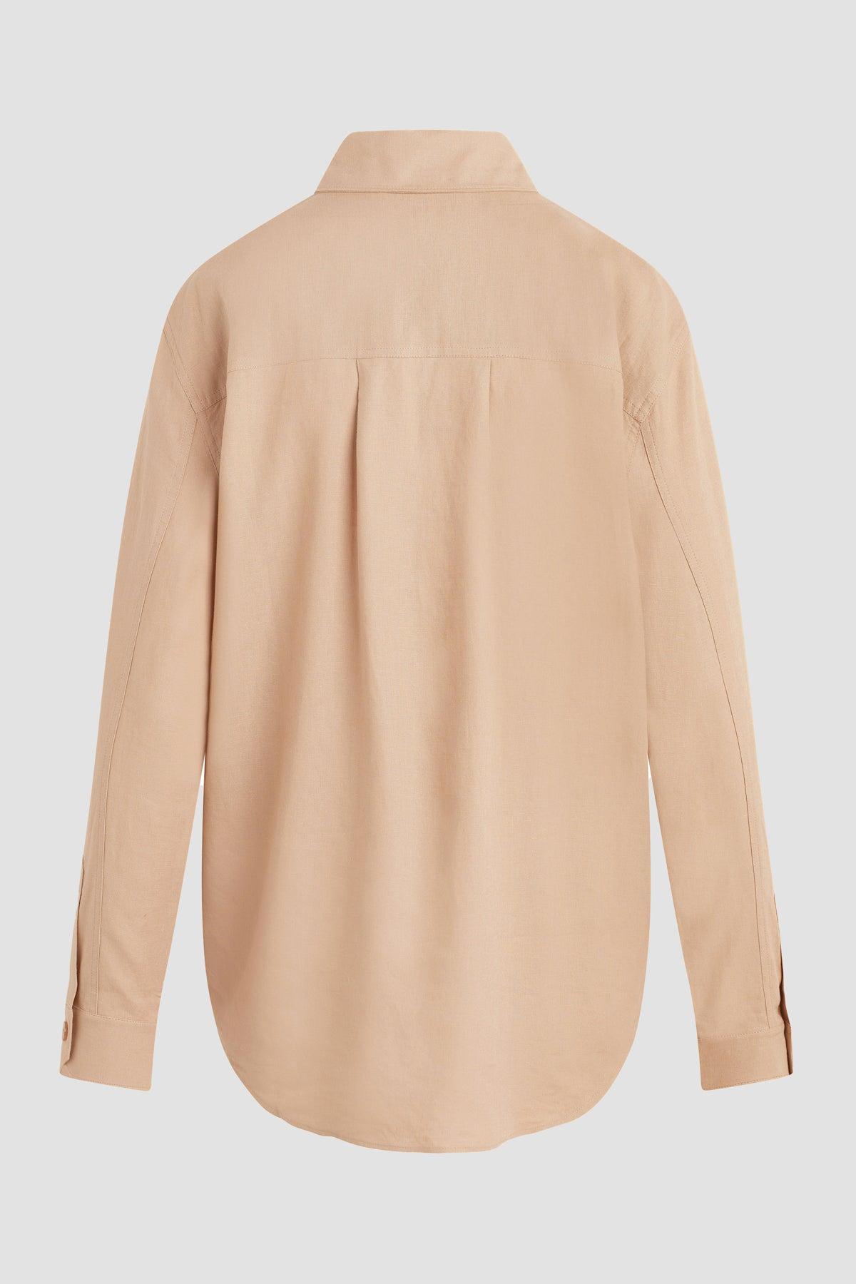 Oversized Button Down Shirt Female Product Image