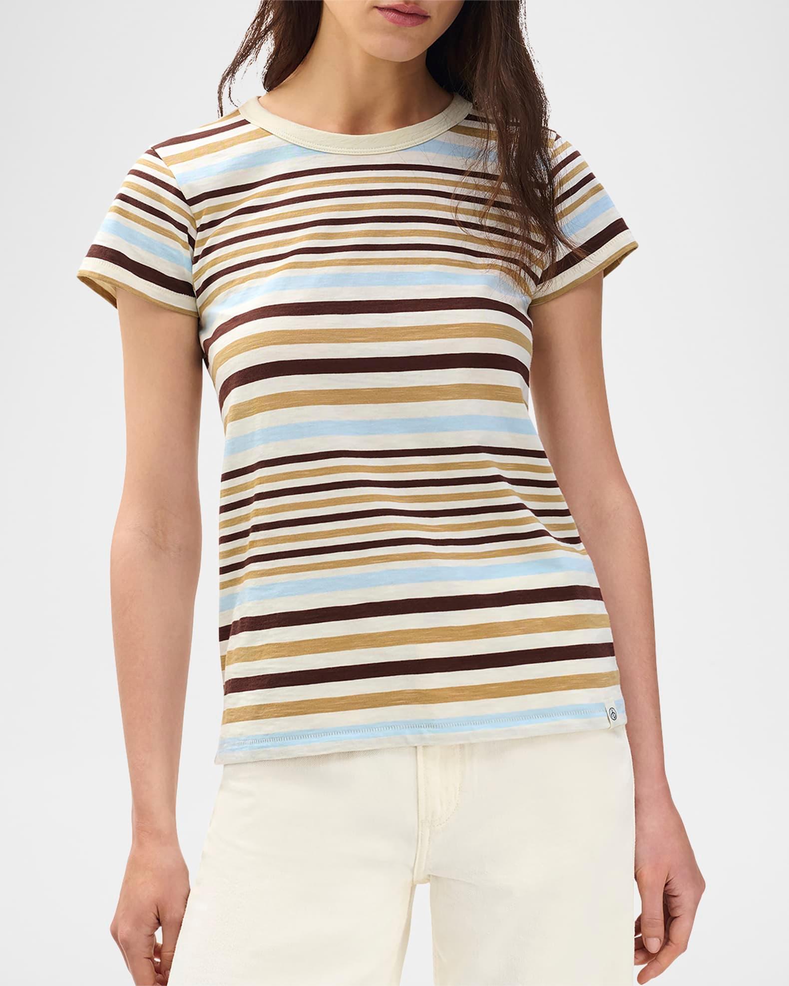 The Slub Striped Tee Product Image