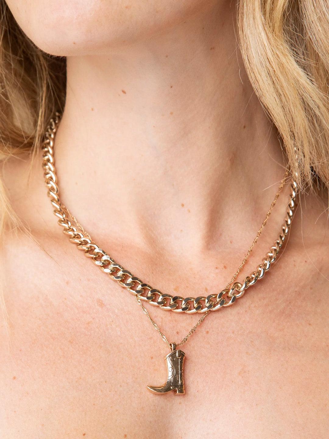 Gold Layering Necklace Product Image