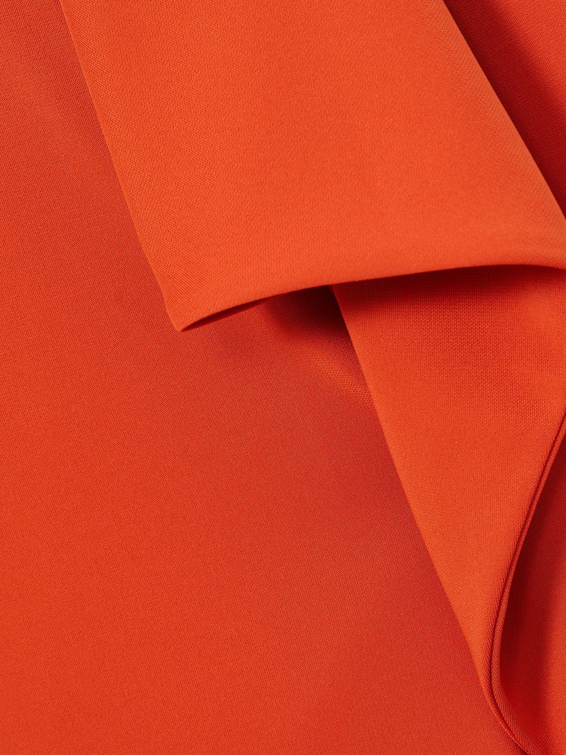 Cowl Back Mini Dress in Orange Product Image