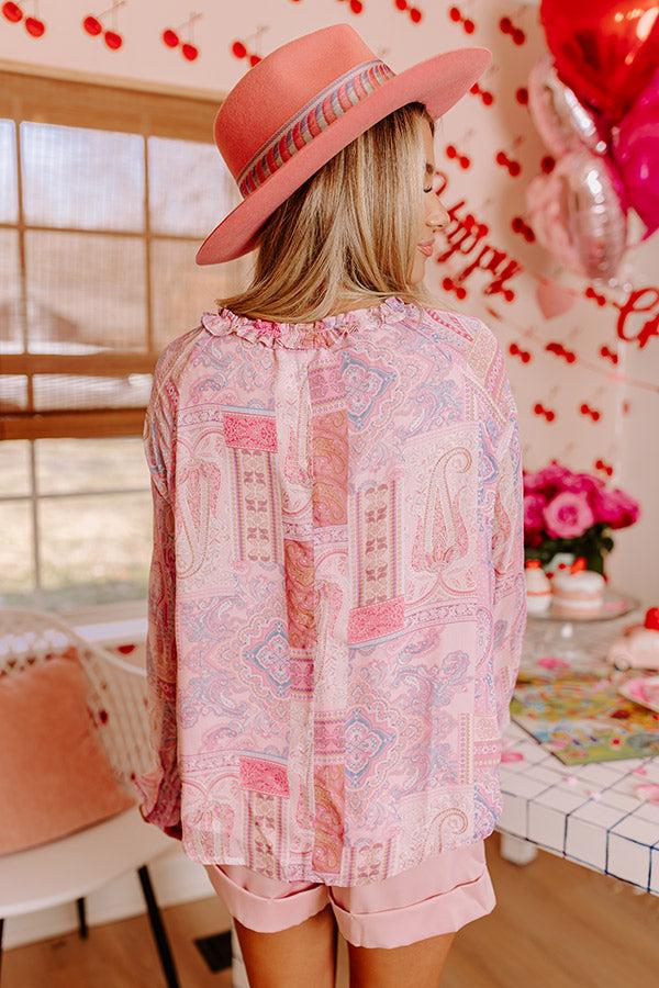 Simply Unforgettable Paisley Shift Top Product Image