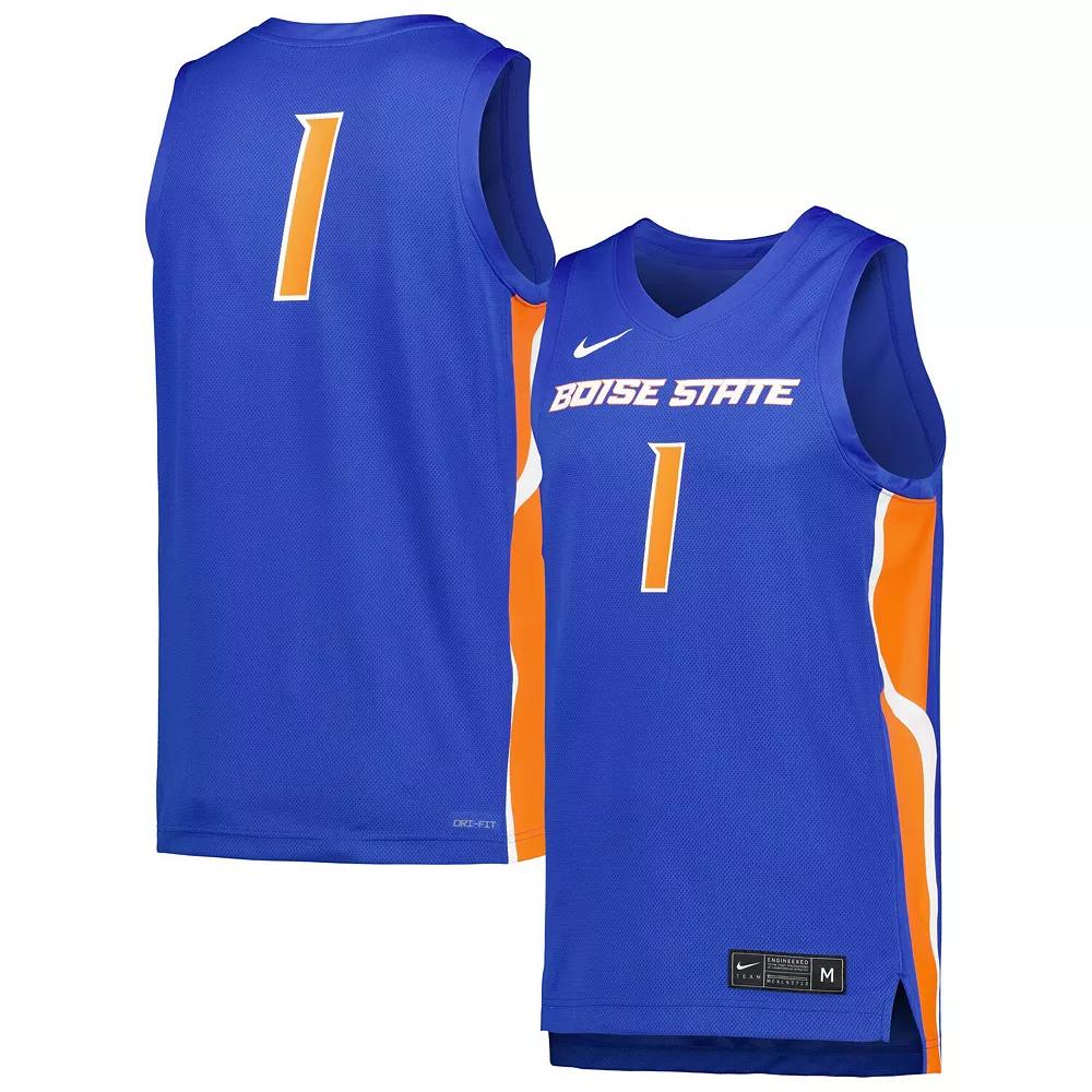 Men's Nike Royal Boise State Broncos Replica Basketball Jersey,  Product Image