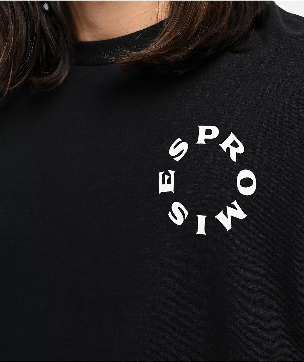 Broken Promises Problems Black T-Shirt Product Image