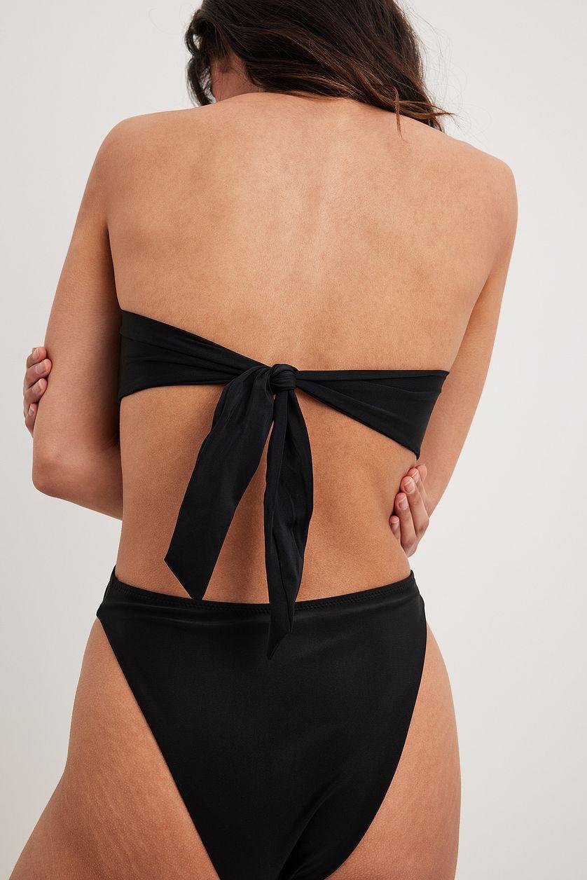 Big Knot Bandeau Bikini Top Product Image