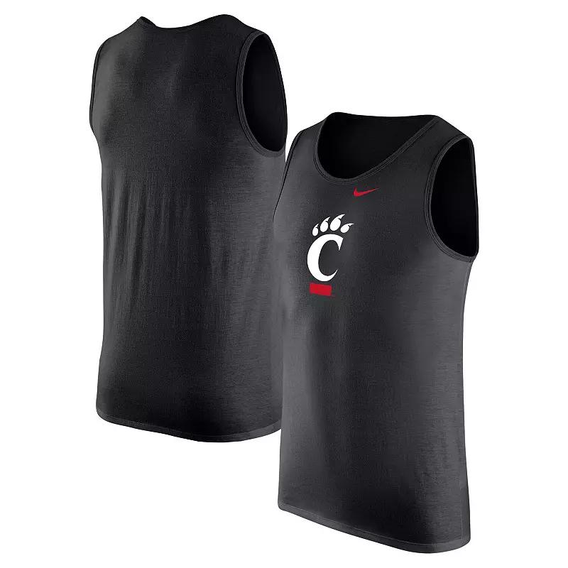 Men's Nike Black Cincinnati Bearcats Tank Top, Size: Large Product Image