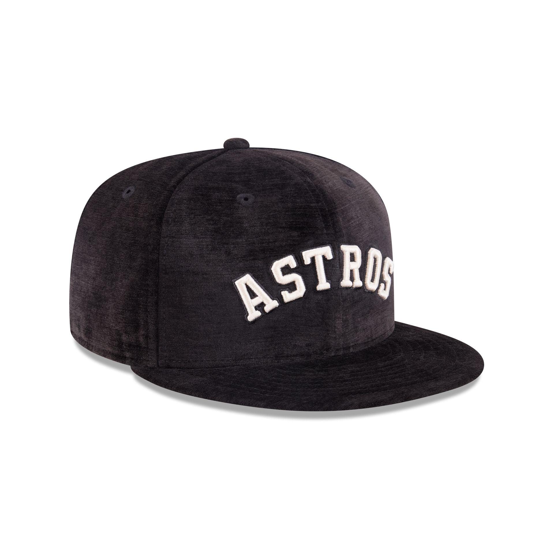 Houston Astros Black Velvet 59FIFTY Fitted Hat Male Product Image