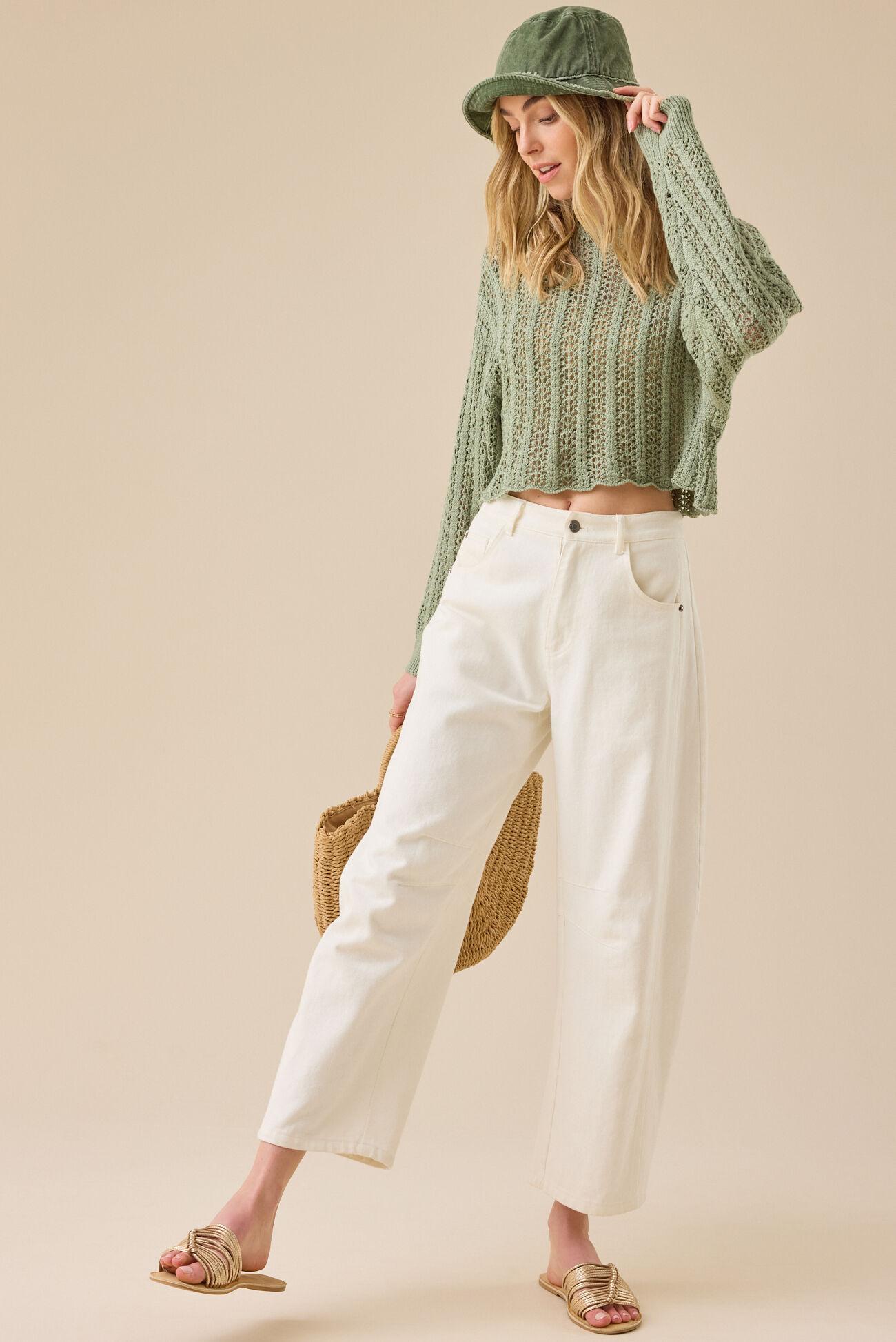 Anya Pointelle Sweater Product Image