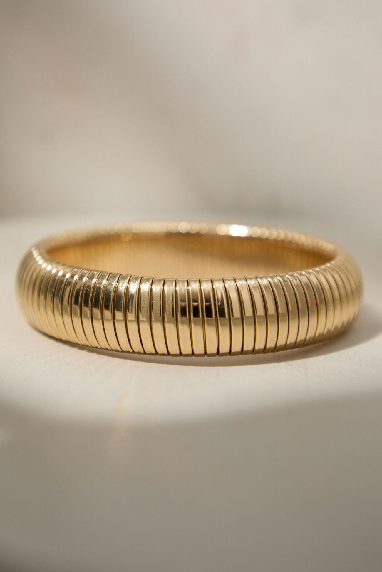 Chloe Ribbed Bangle Product Image