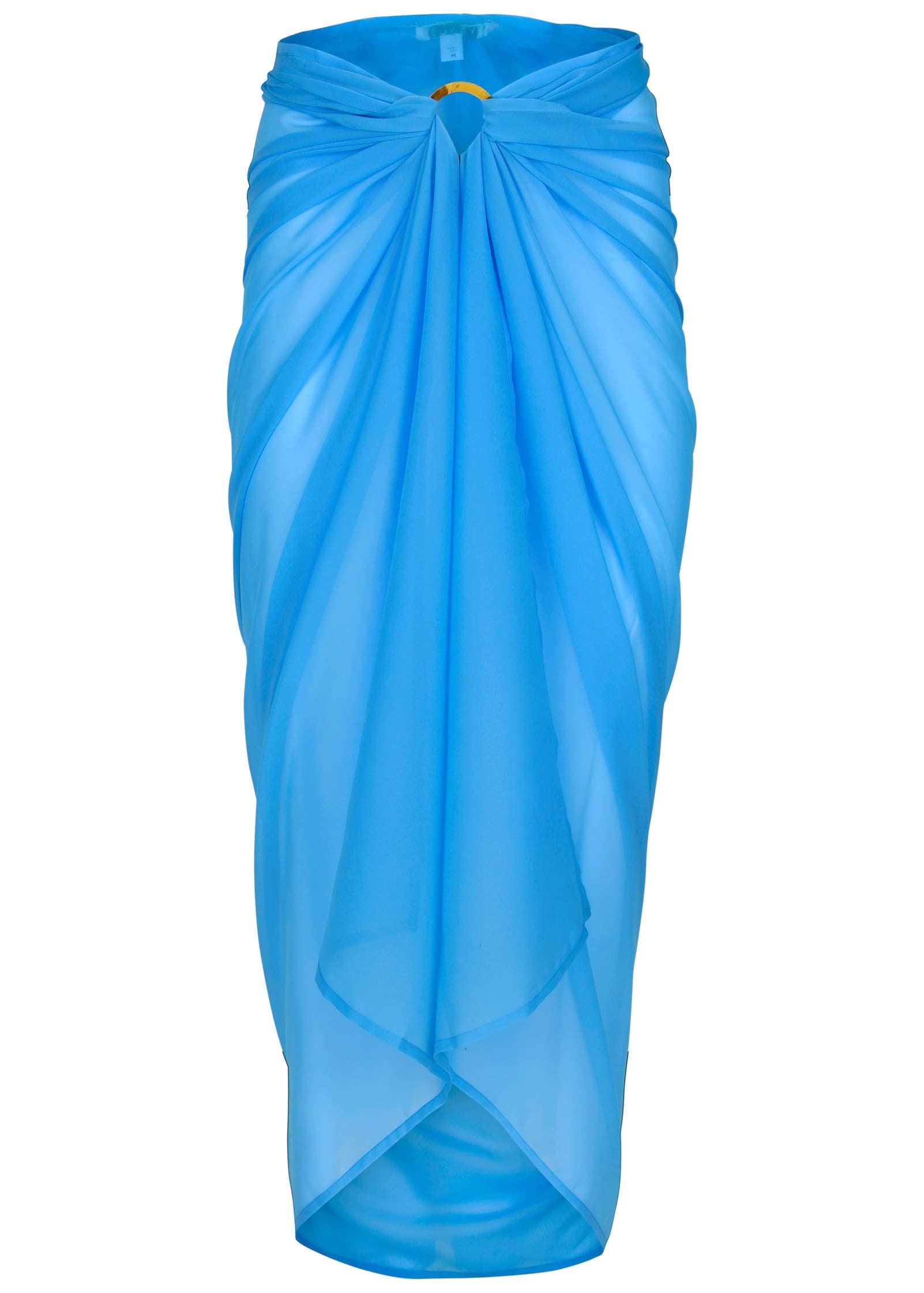 Sarong Cover-Up - Azure Blue Product Image