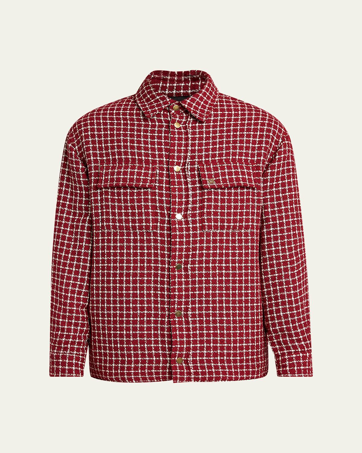 Men's Boucle Padded Overshirt Product Image