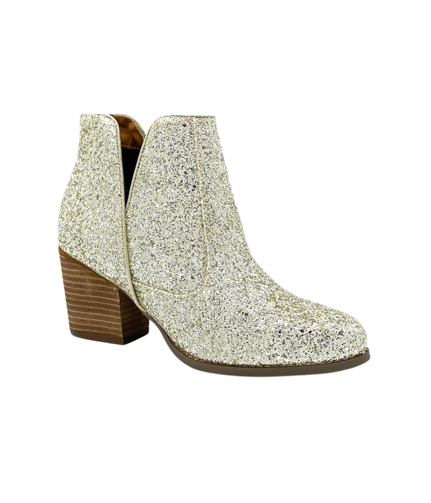 Fiera Booties in Gold (Online Exclusive) Product Image