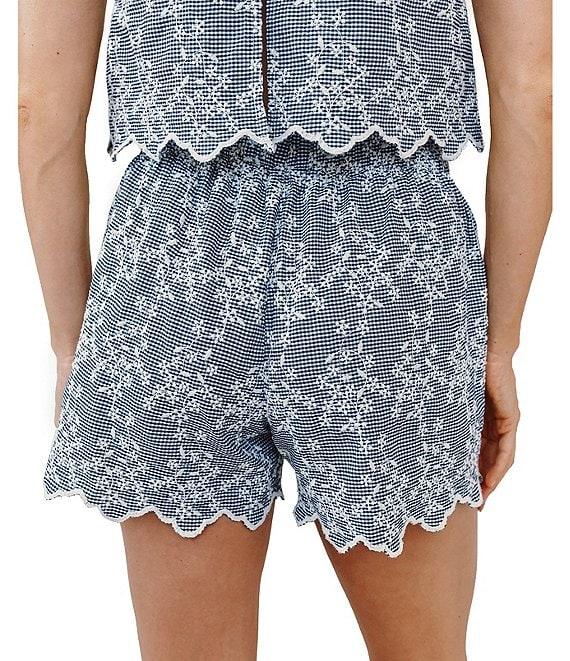 Bella Dahl Round Neck Sleeveless Floral Embroidered Coordinating Tank Product Image