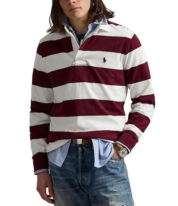Polo Ralph Lauren Iconic Long Sleeve Rugby Polo Shirt Product Image