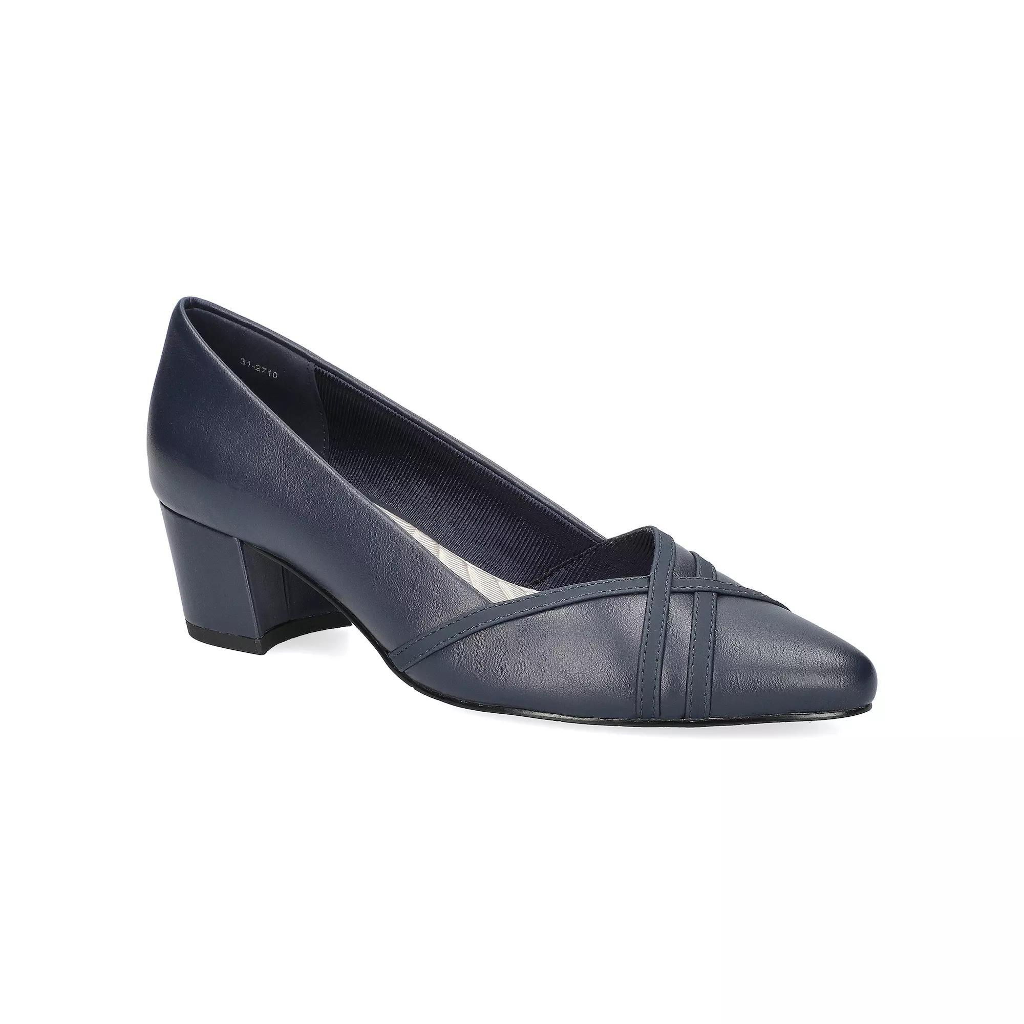Easy Street Women's Lotus Block Heel Pumps,  Product Image