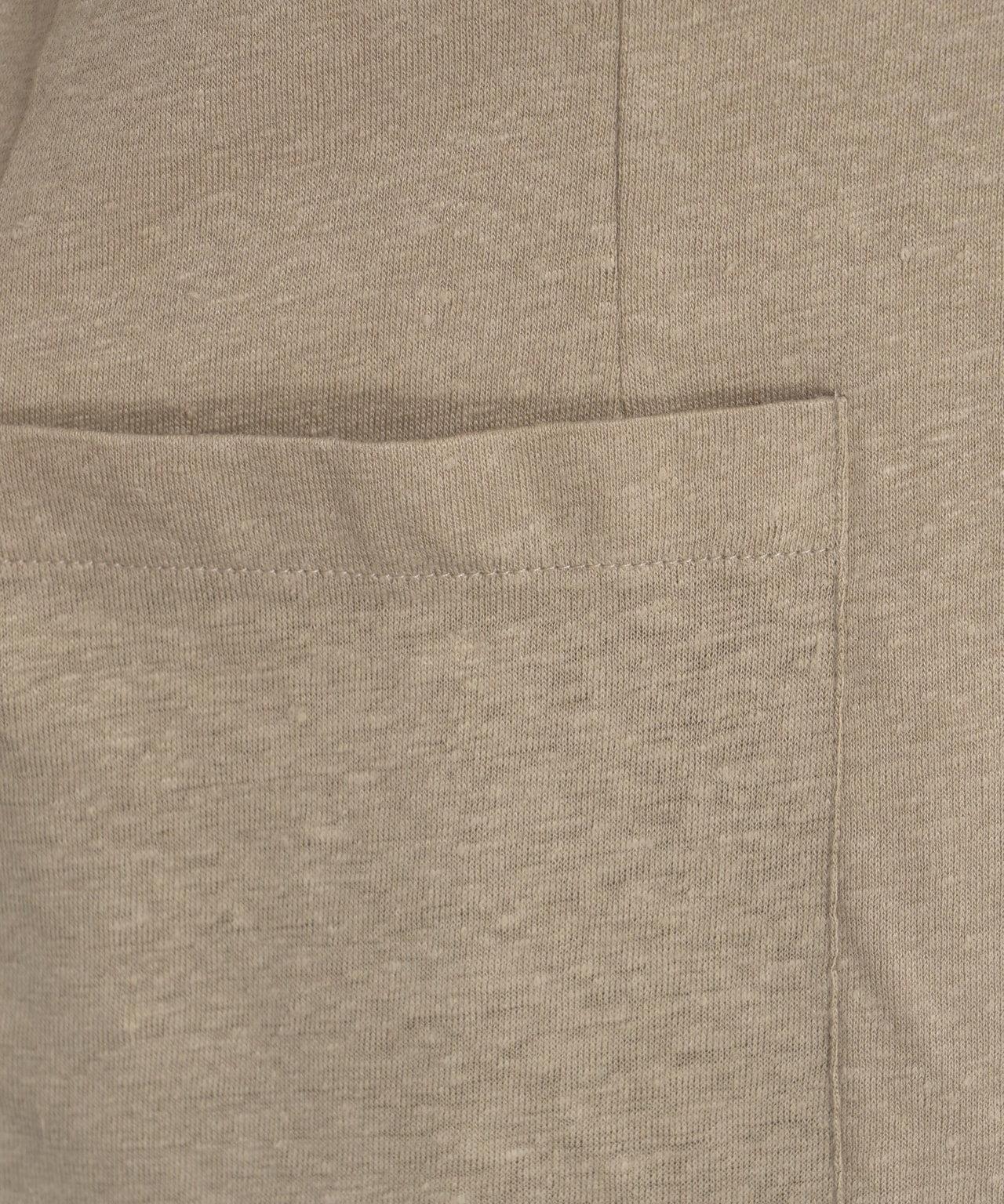 Single-breasted linen-blend blazer Product Image