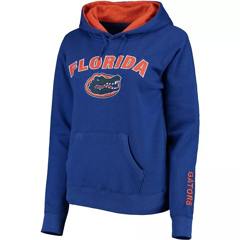 Women's Royal Florida Gators Arch & Logo 1 Pullover Hoodie,  Product Image