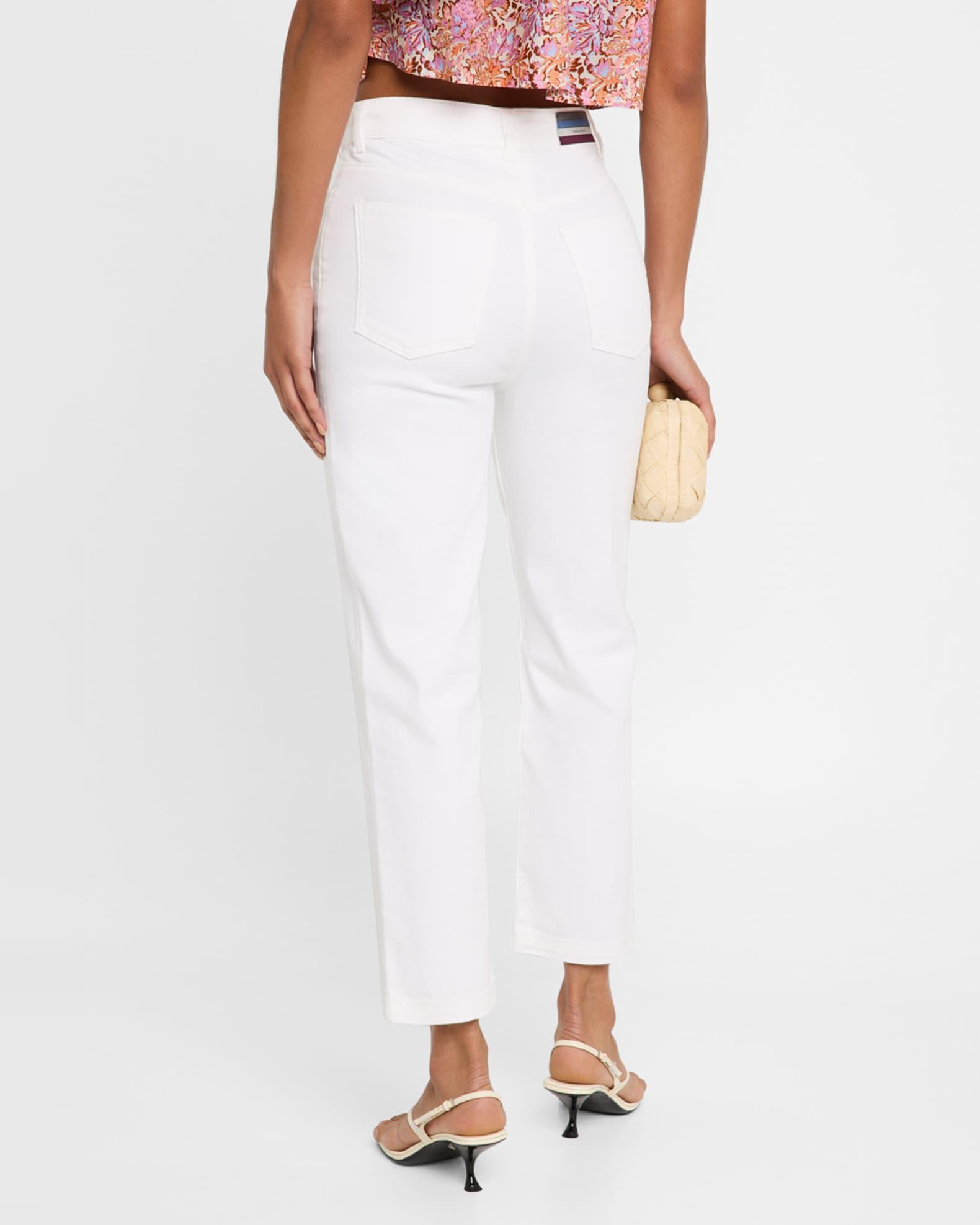 Cropped Straight-Leg Pants Product Image