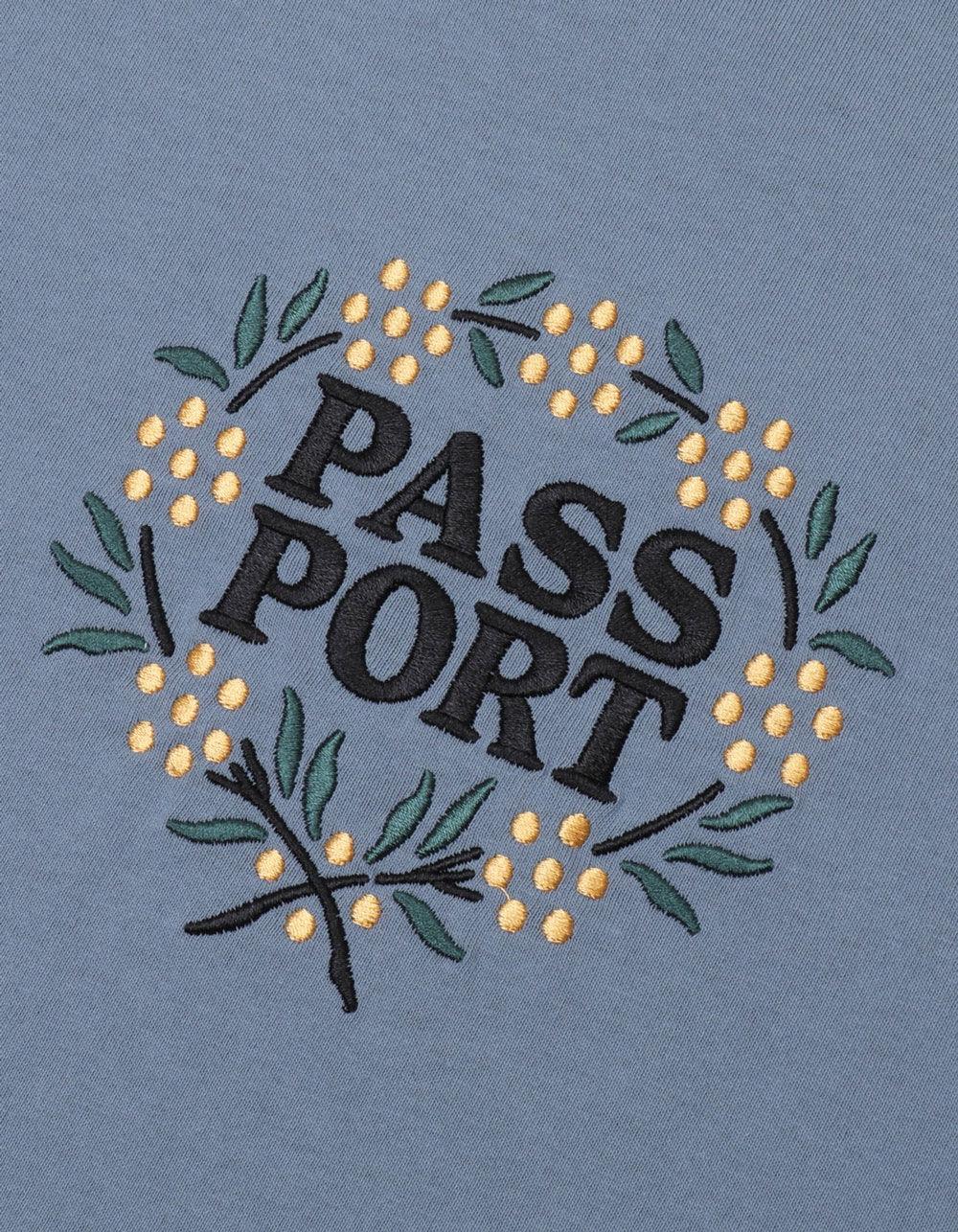PASS~PORT Wattle Mens Tee - BLUE Product Image