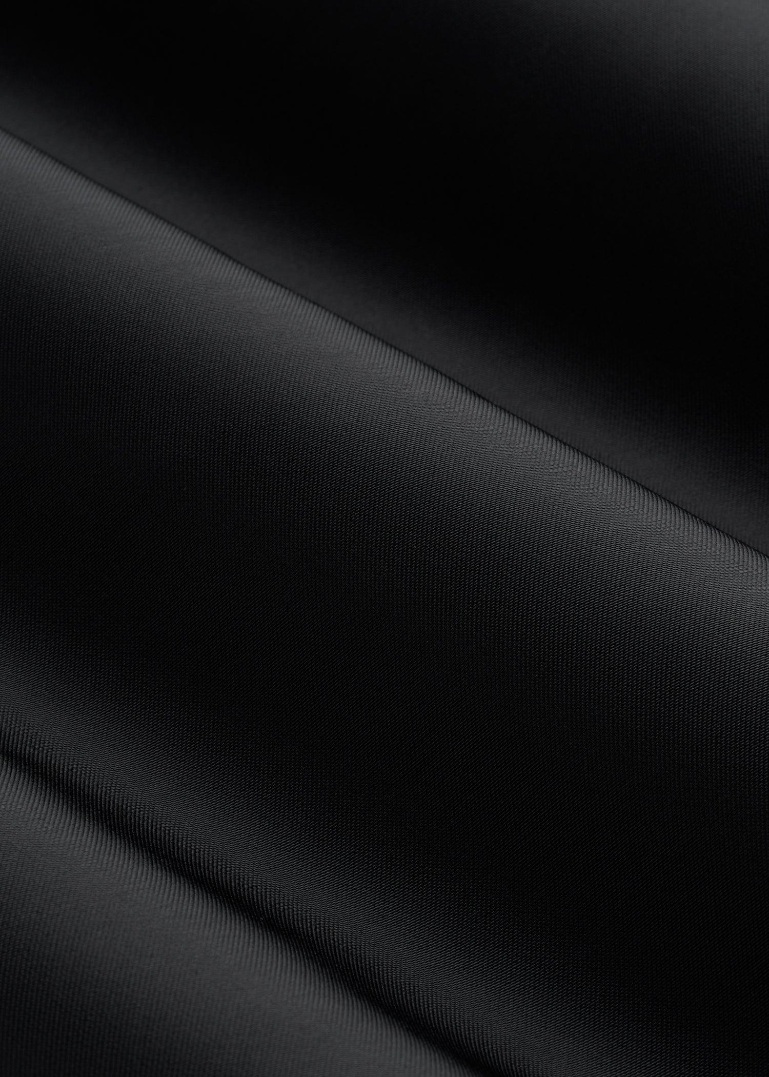 Relaxed Button-Up Blouse for Tall Women in Black Female Product Image