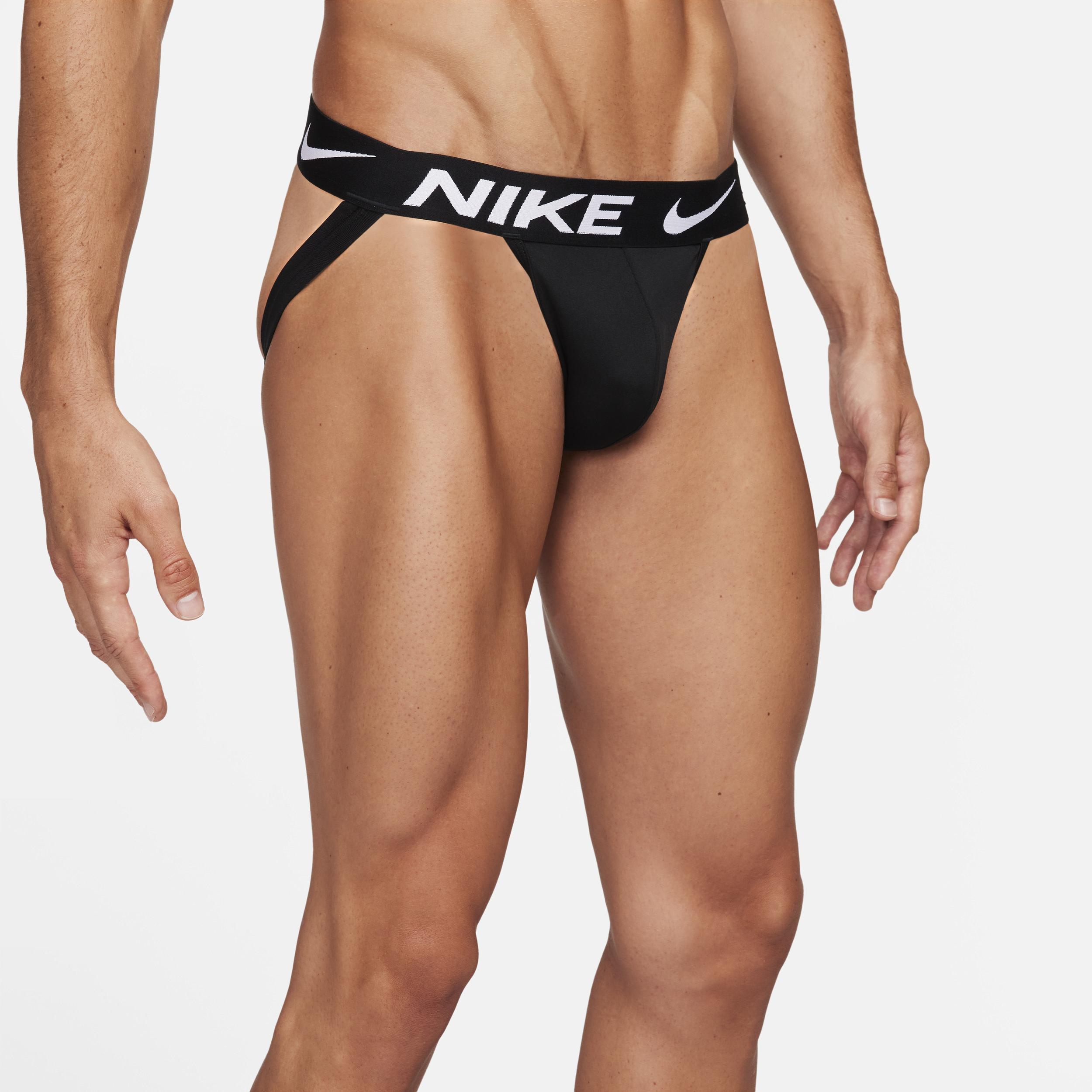 Nike Mens Dri-FIT Essential Micro Jock Straps (3-Pack) | KE1144-001 Product Image