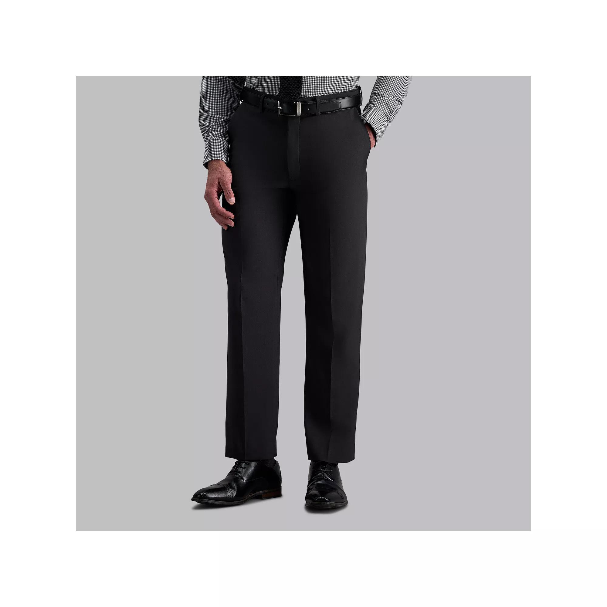 Men’s Haggar® Premium Comfort Expandable-Waist Classic-Fit Stretch Flat-Front Dress Pants, Men's,  Product Image