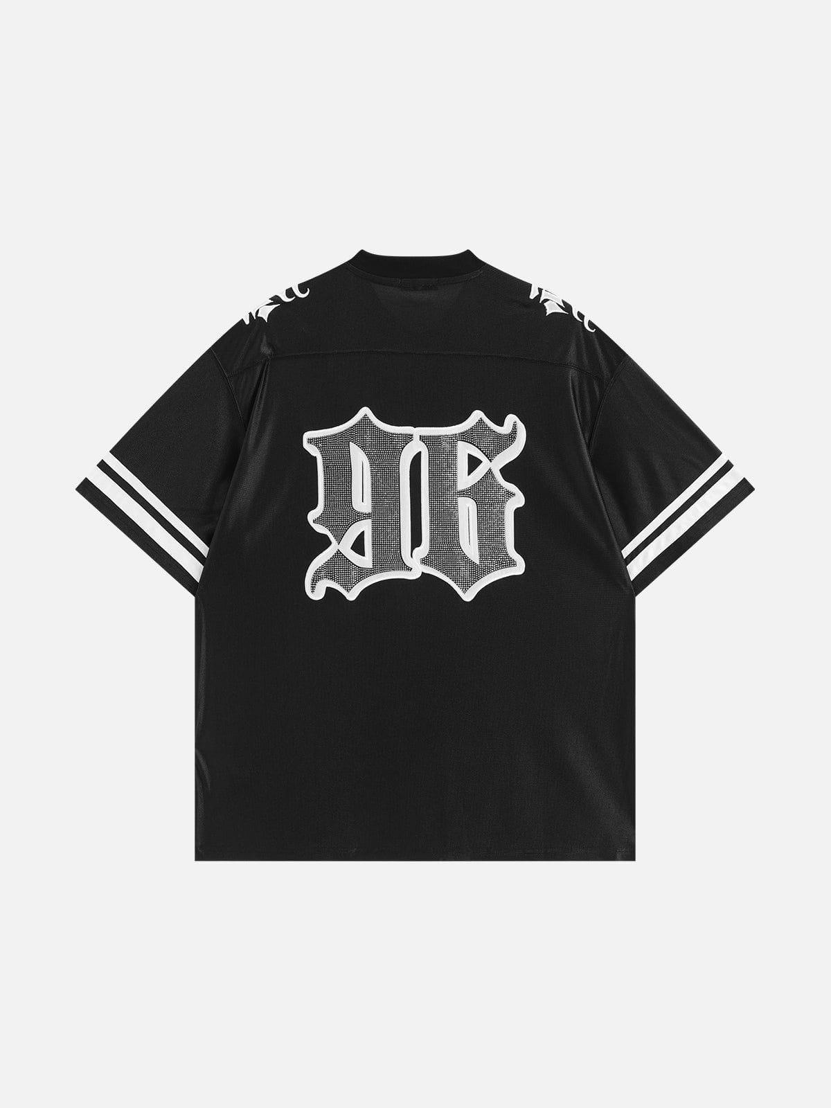 Aelfric Eden Hotfix Rhinestone Football Jersey Product Image