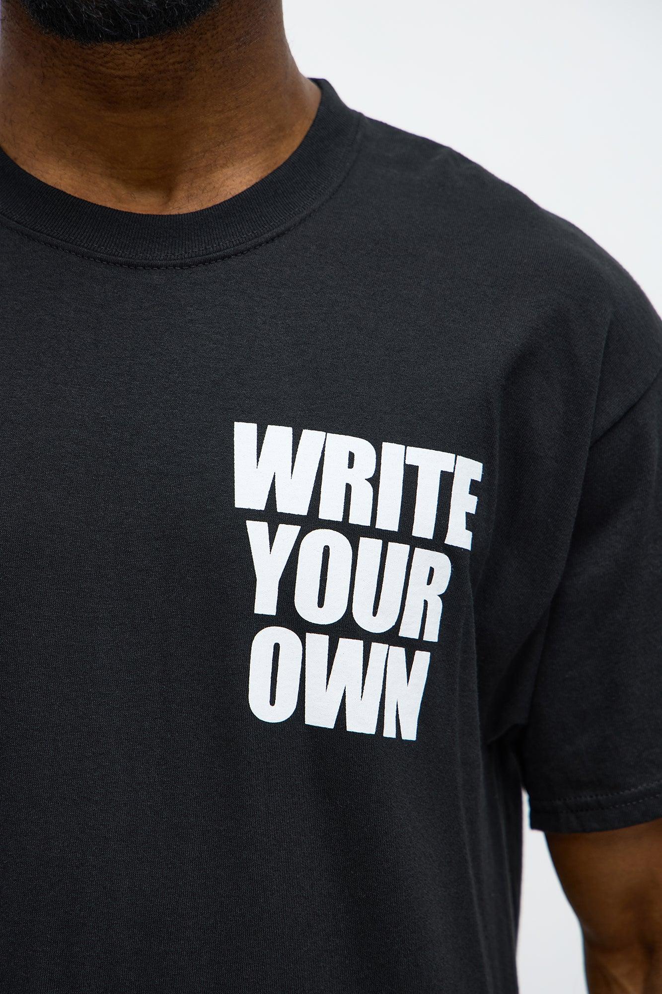 F*ck You And Your Rules Short Sleeve Tee - Black Male Product Image